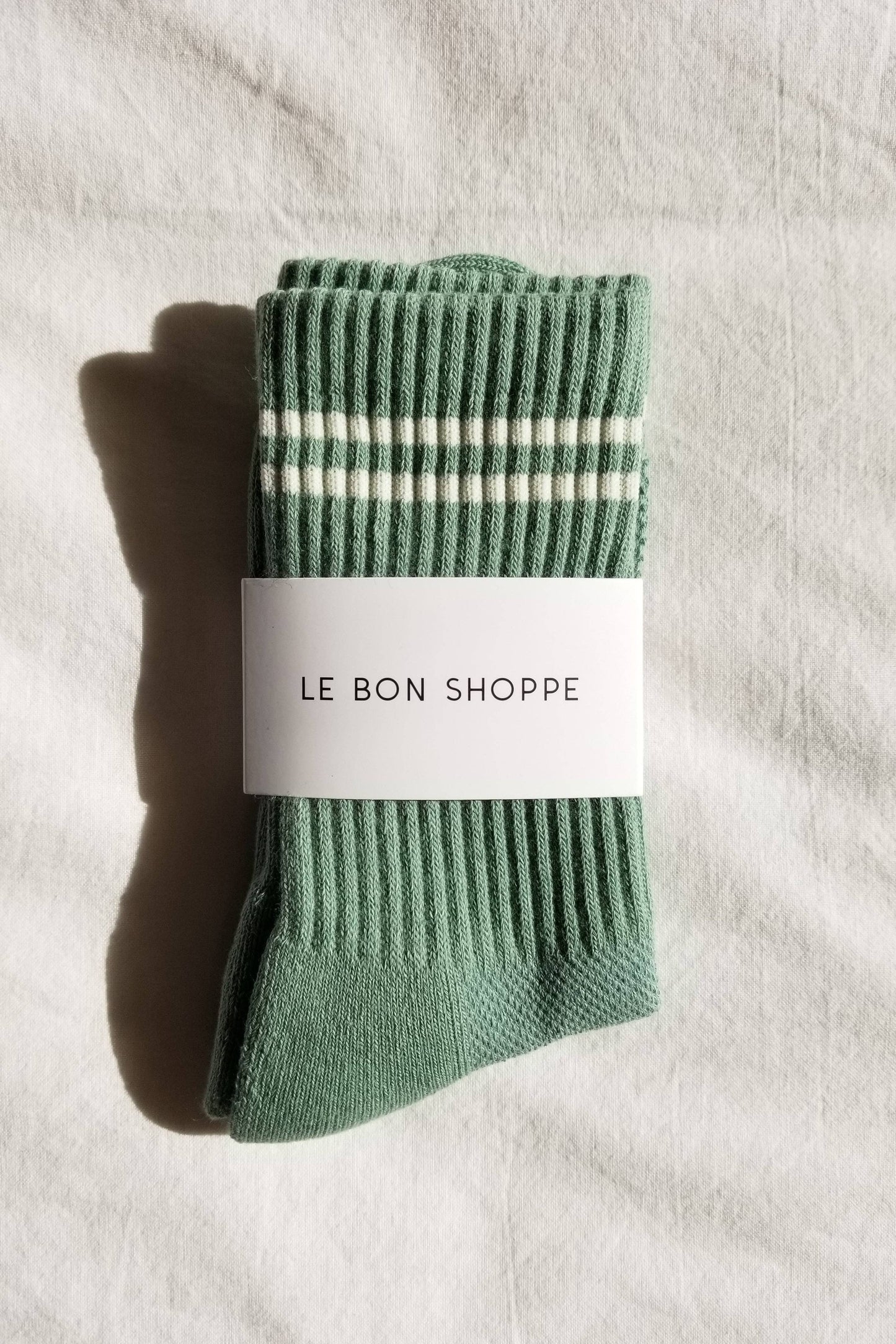 Boyfriend Socks: Clean White
