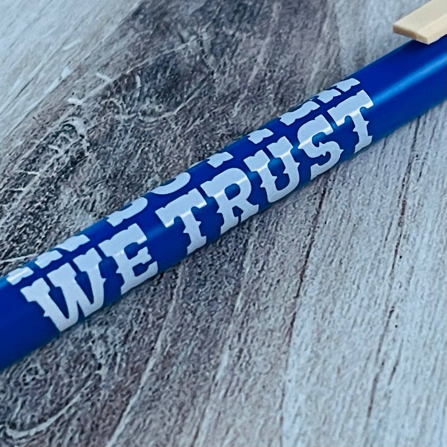 In butter we trust Bic Clic Stic Pen foodie bakery