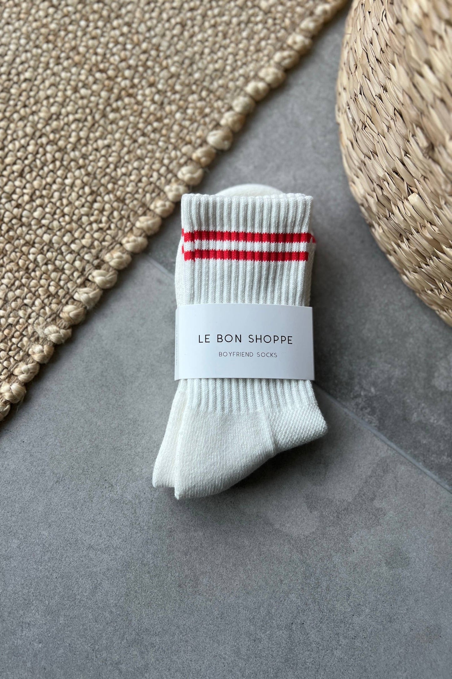Boyfriend Socks: Powder Blue