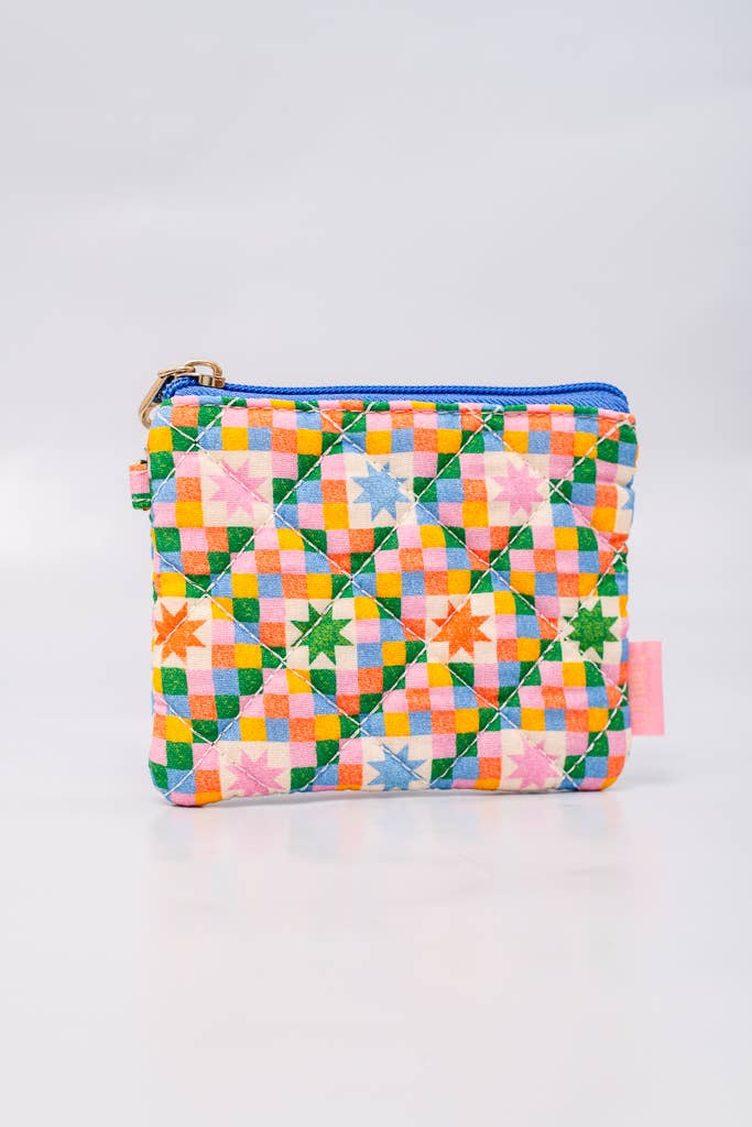 Coin Purse, Checker Stars