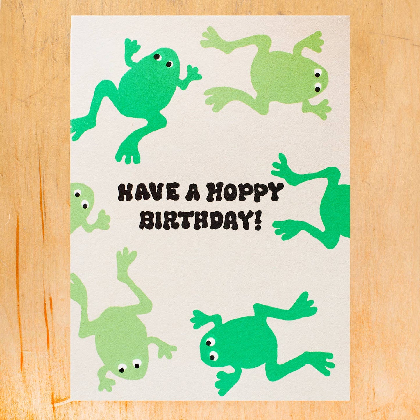 HOPPY BIRTHDAY GREETING CARD