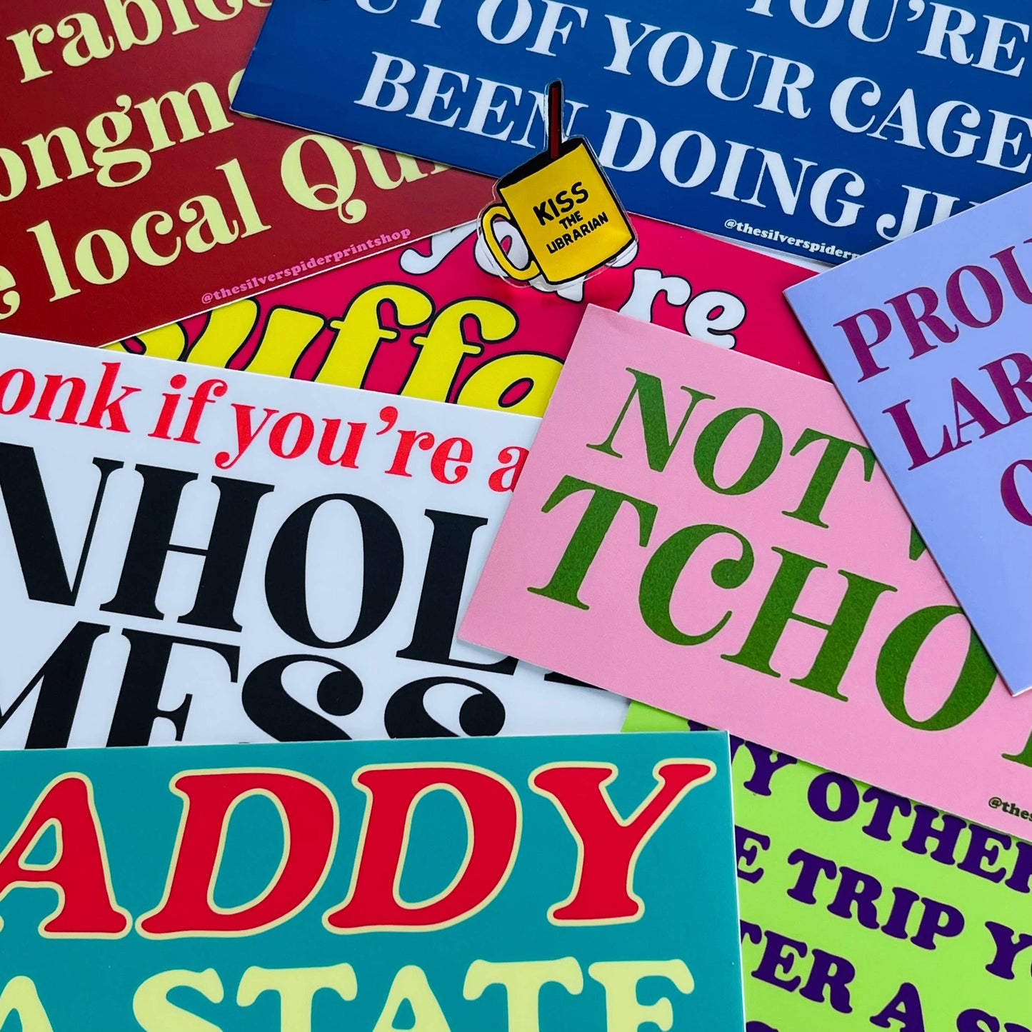 Not without my tchotchkes! Bumper Sticker