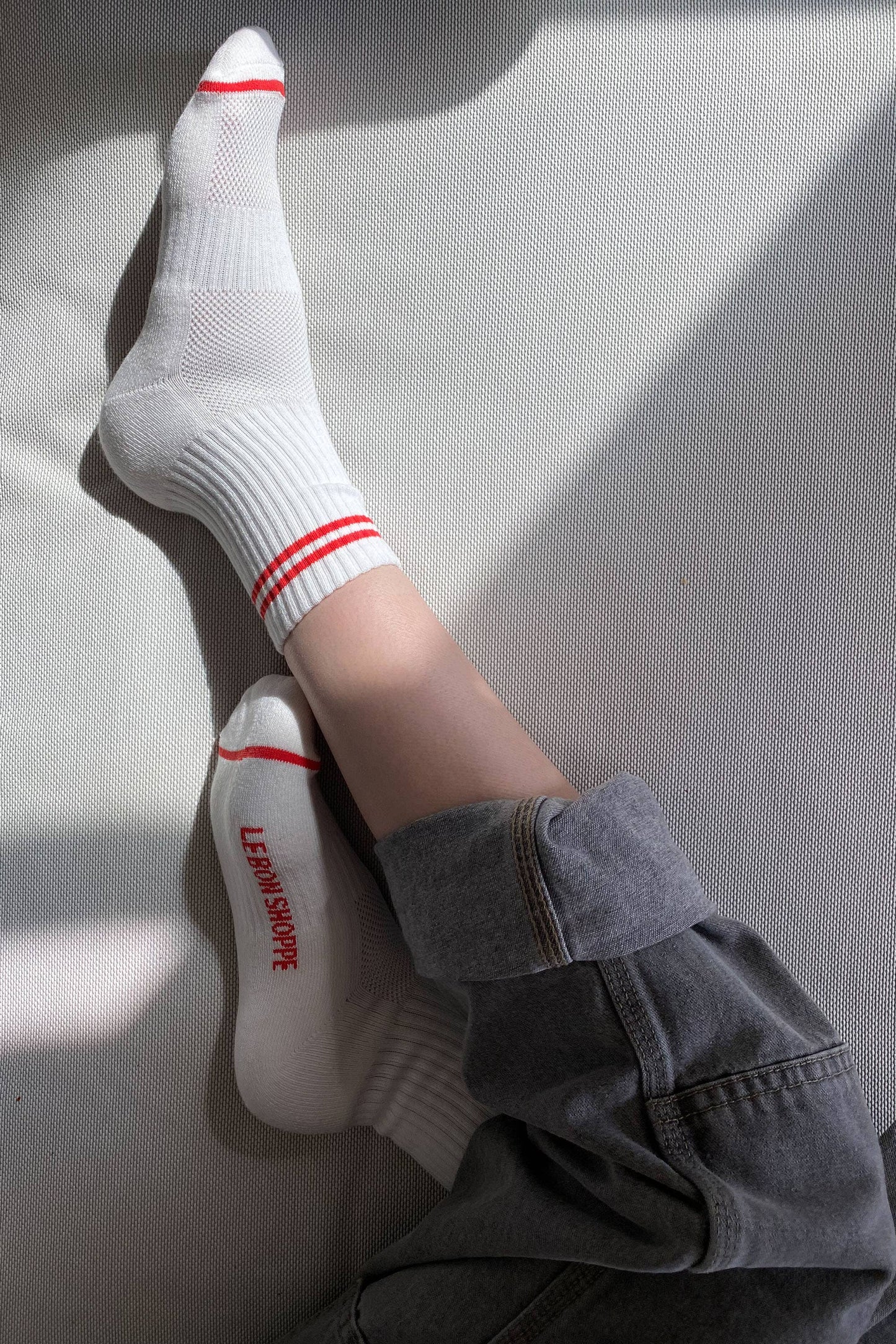 Boyfriend Socks: Powder Blue