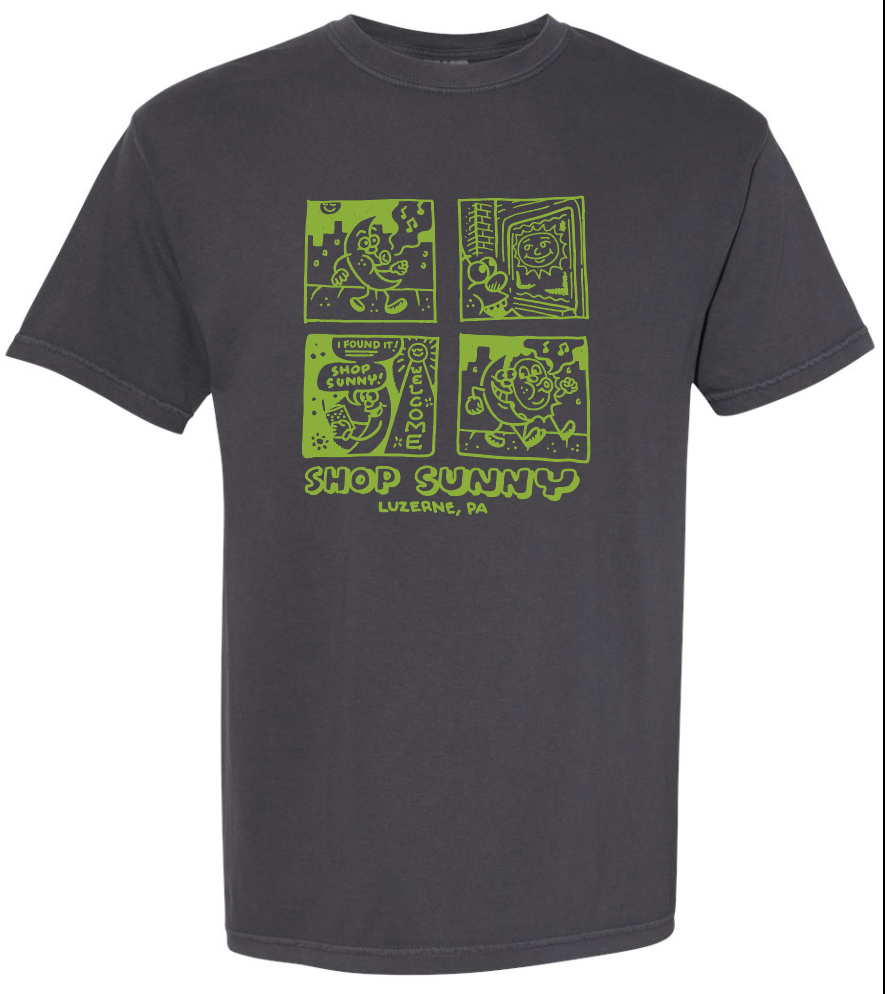 Shop Sunny Comic Shirt - Graphite