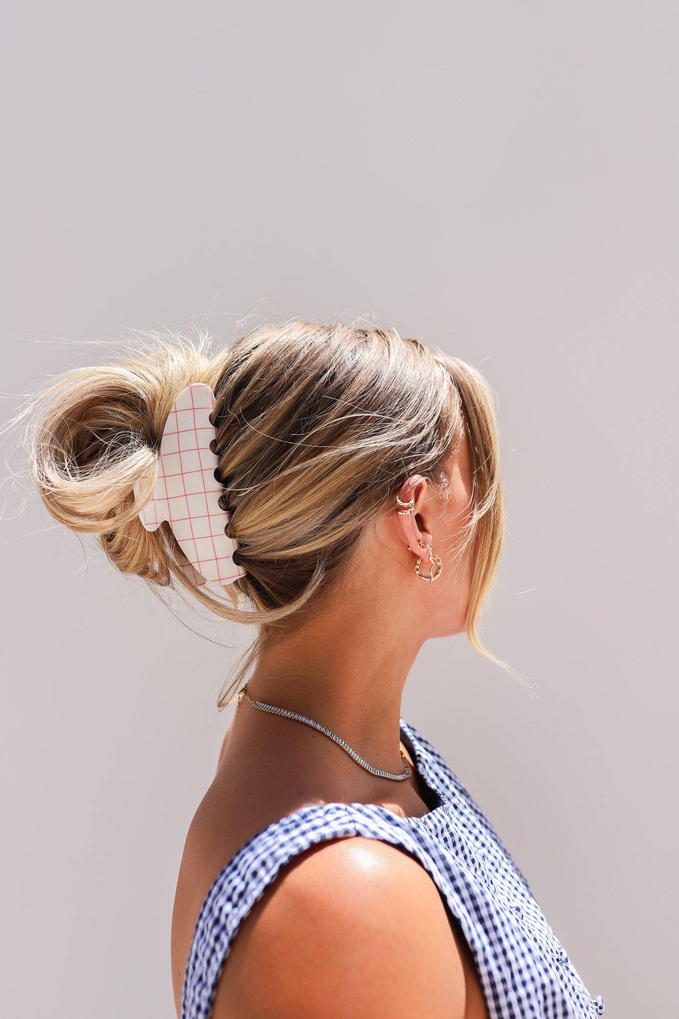 AMERICA'S SWEETHEART CLAW (2 PATTERNS): RED STRIPED