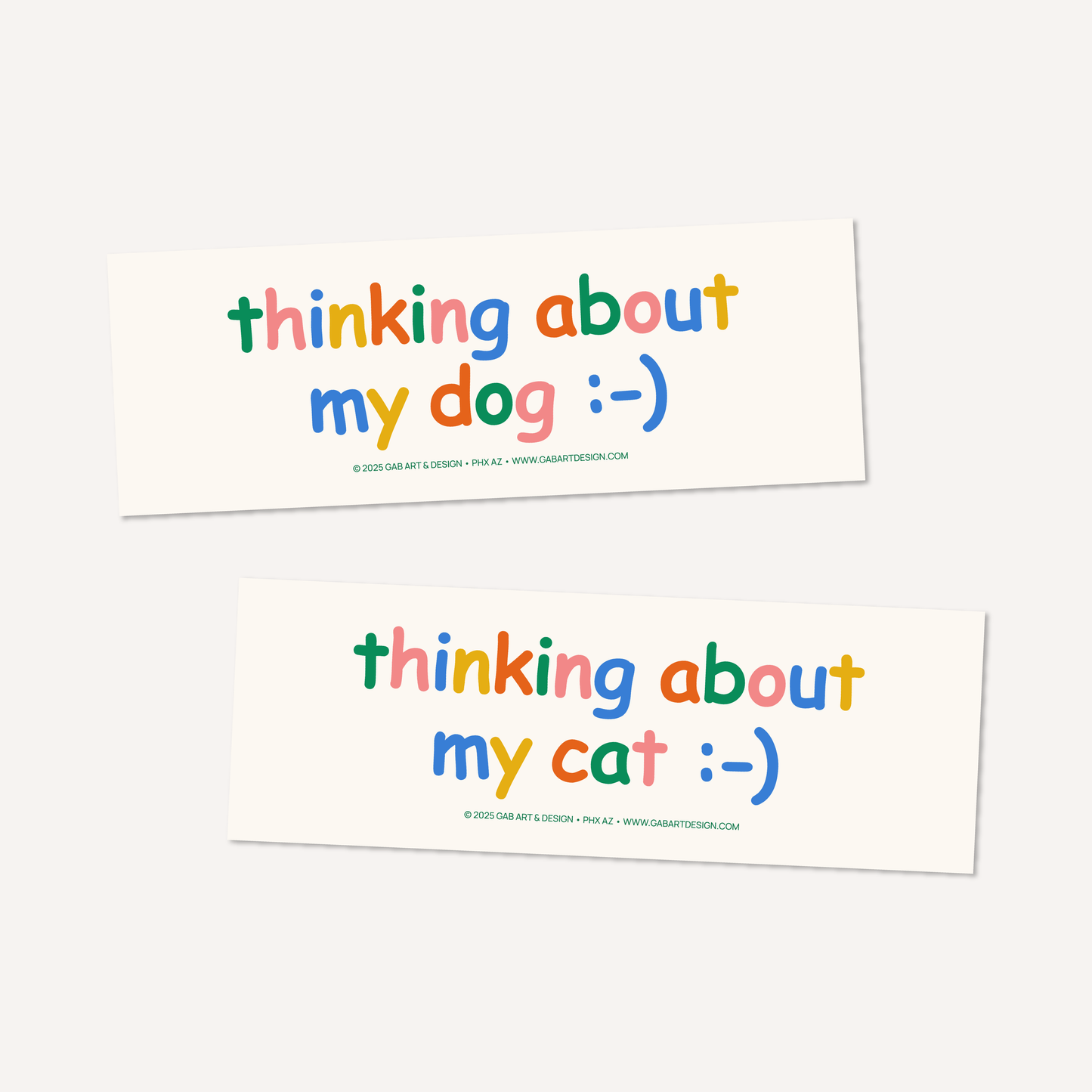 Thinking about my dog bumper sticker / magnet: Magnet