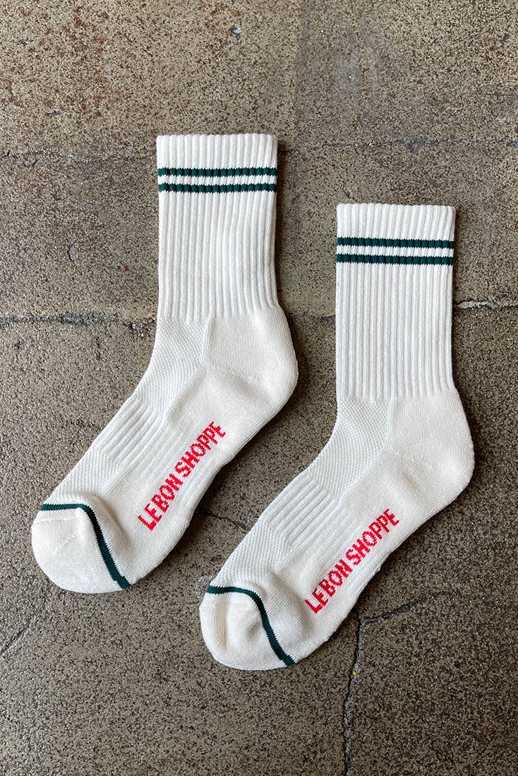 Boyfriend Socks: Powder Blue