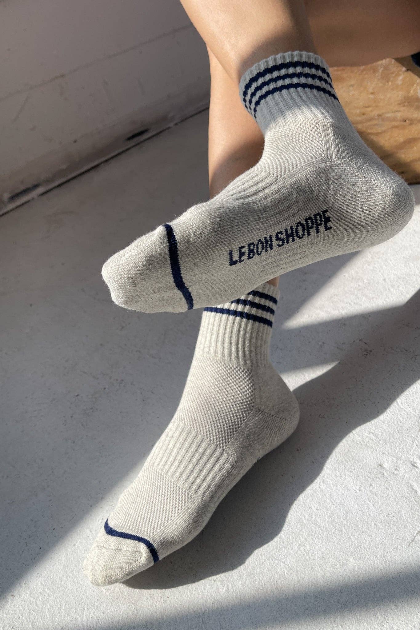 Girlfriend Socks: Ivory