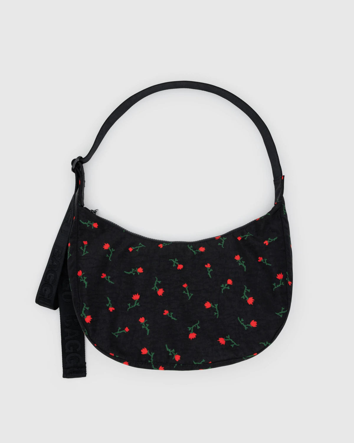 Medium Nylon Crescent Bag - Painted Wallflower