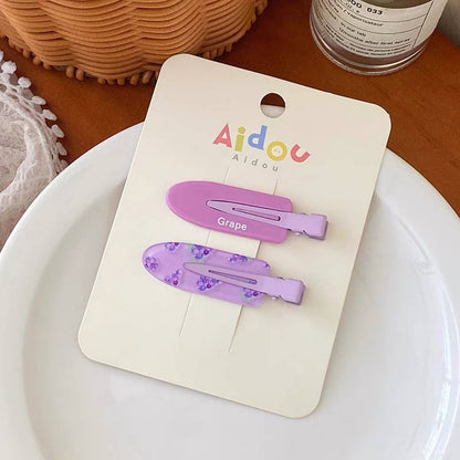 Jelly Color No-Crease Hair Clip - Cute Makeup Pin_CWAHA1373: BLUEPINK / (OS) 3