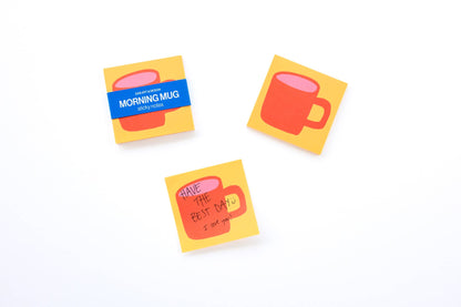 Morning mug sticky notes