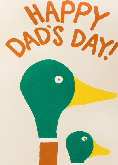 FATHER'S DAY DUCK GREETING CARD