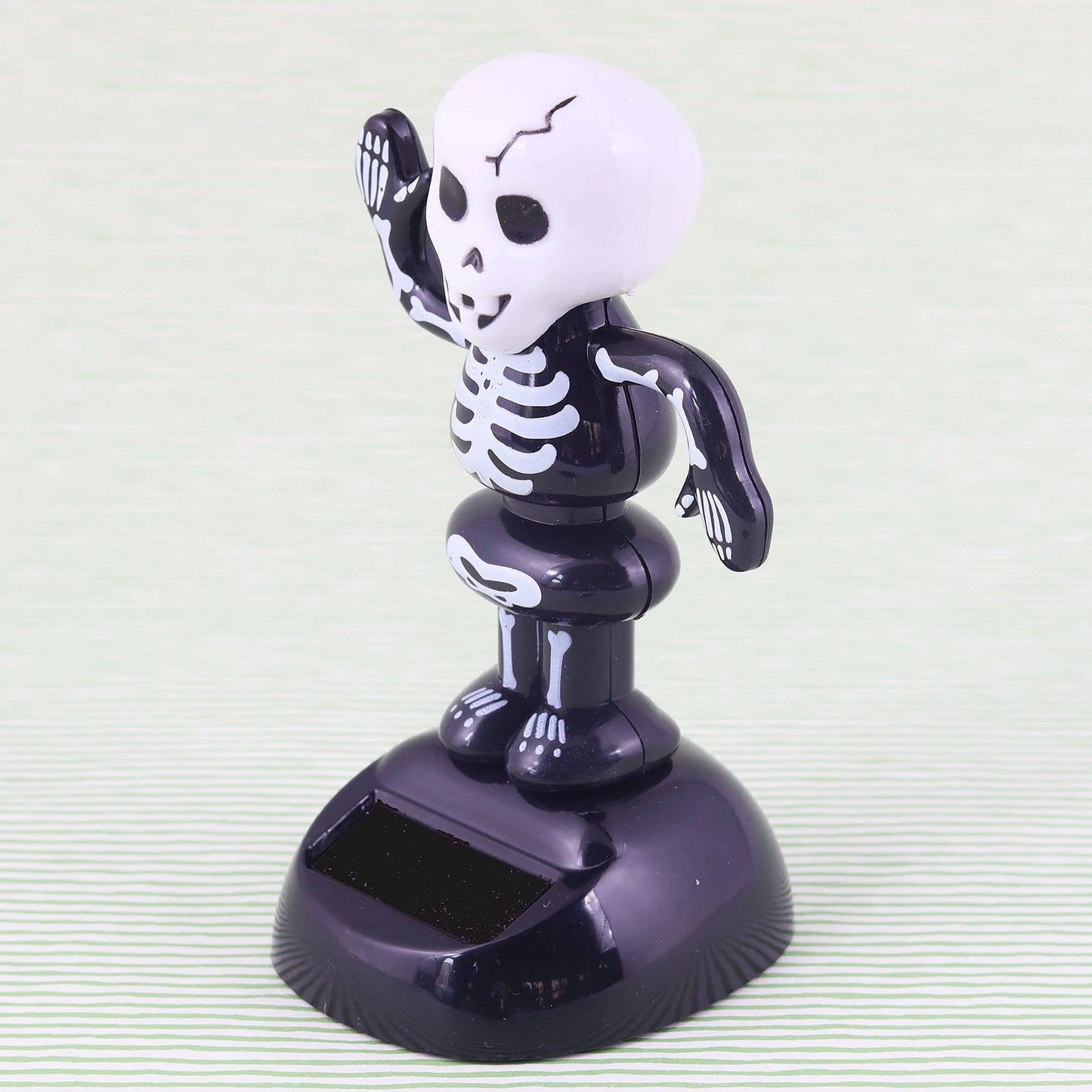 Solar Bobble Figure Skeleton 2 Black