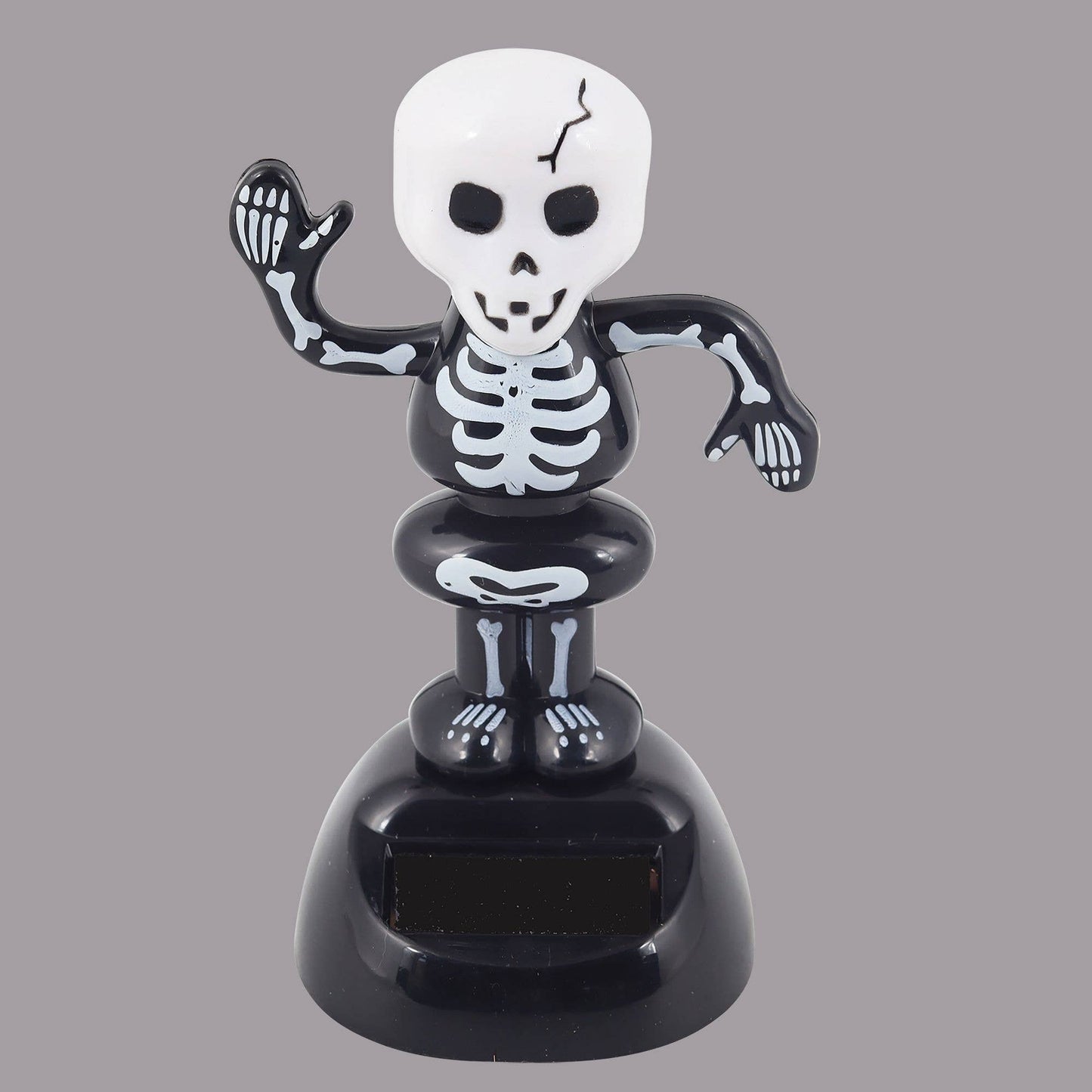 Solar Bobble Figure Skeleton 2 Black