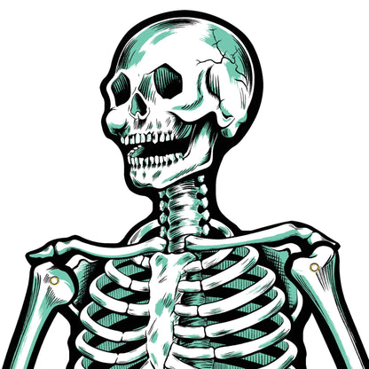 Beistle 22" Jointed Cardstock Skeletons 2/pk