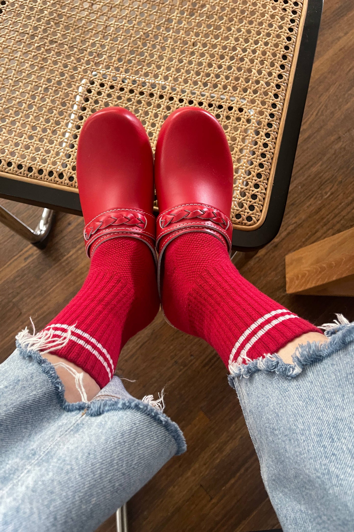 Boyfriend Socks: Powder Blue