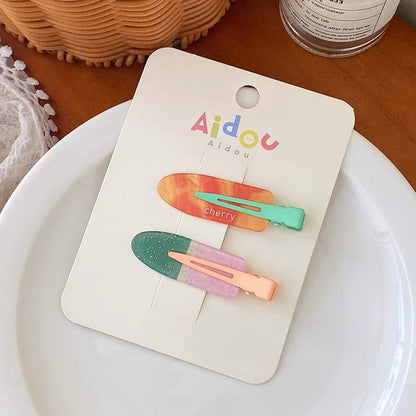 Jelly Color No-Crease Hair Clip - Cute Makeup Pin_CWAHA1373: BLUEPINK / (OS) 3