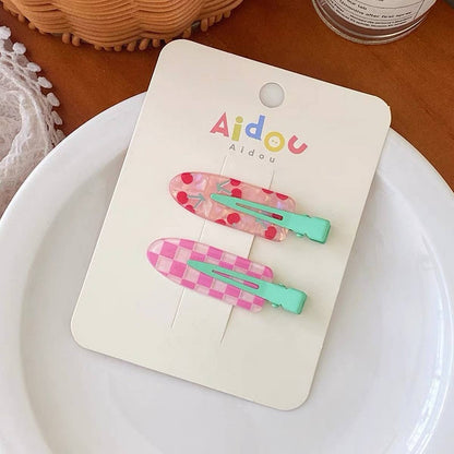 Jelly Color No-Crease Hair Clip - Cute Makeup Pin_CWAHA1373: BLUEPINK / (OS) 3