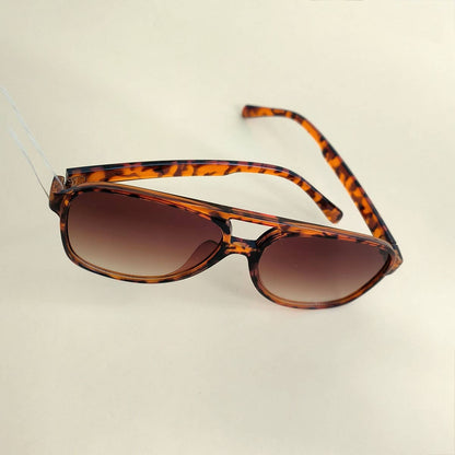 Vintage Double Bridge Aviator Sunglasses_CWASG0113: LEOPARDBLUE / (OS) 1