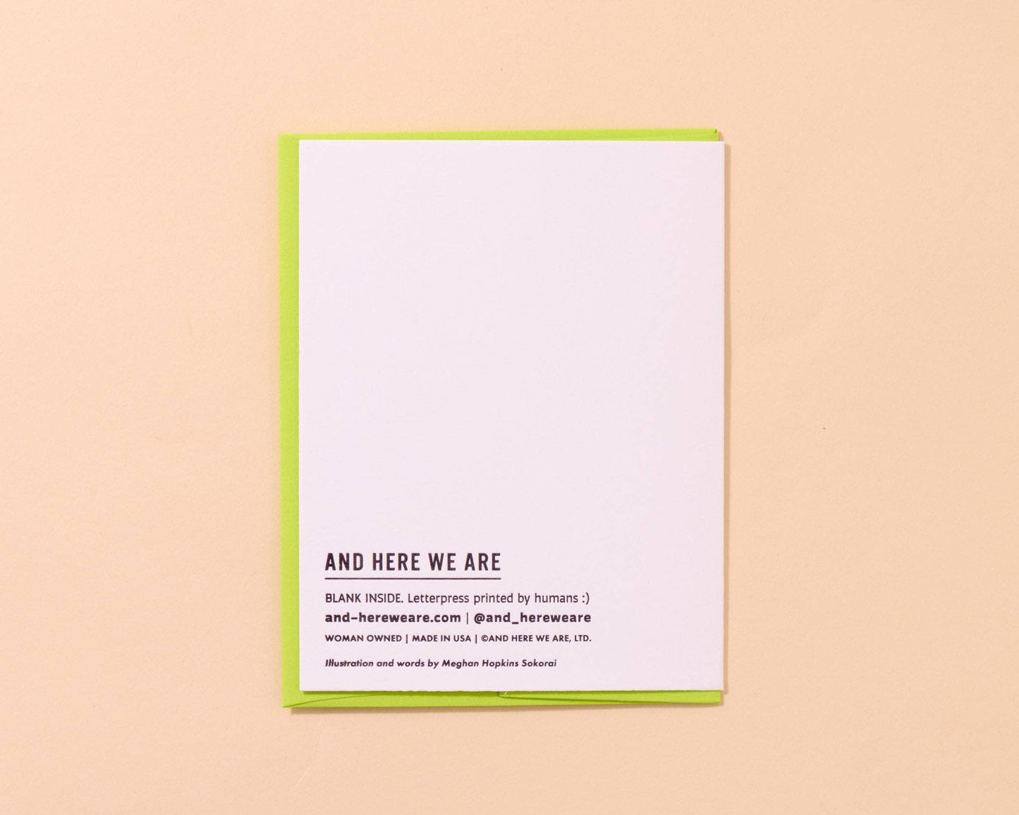 Modern Letterpress Mother's Day Greeting Card — Olive My Mom