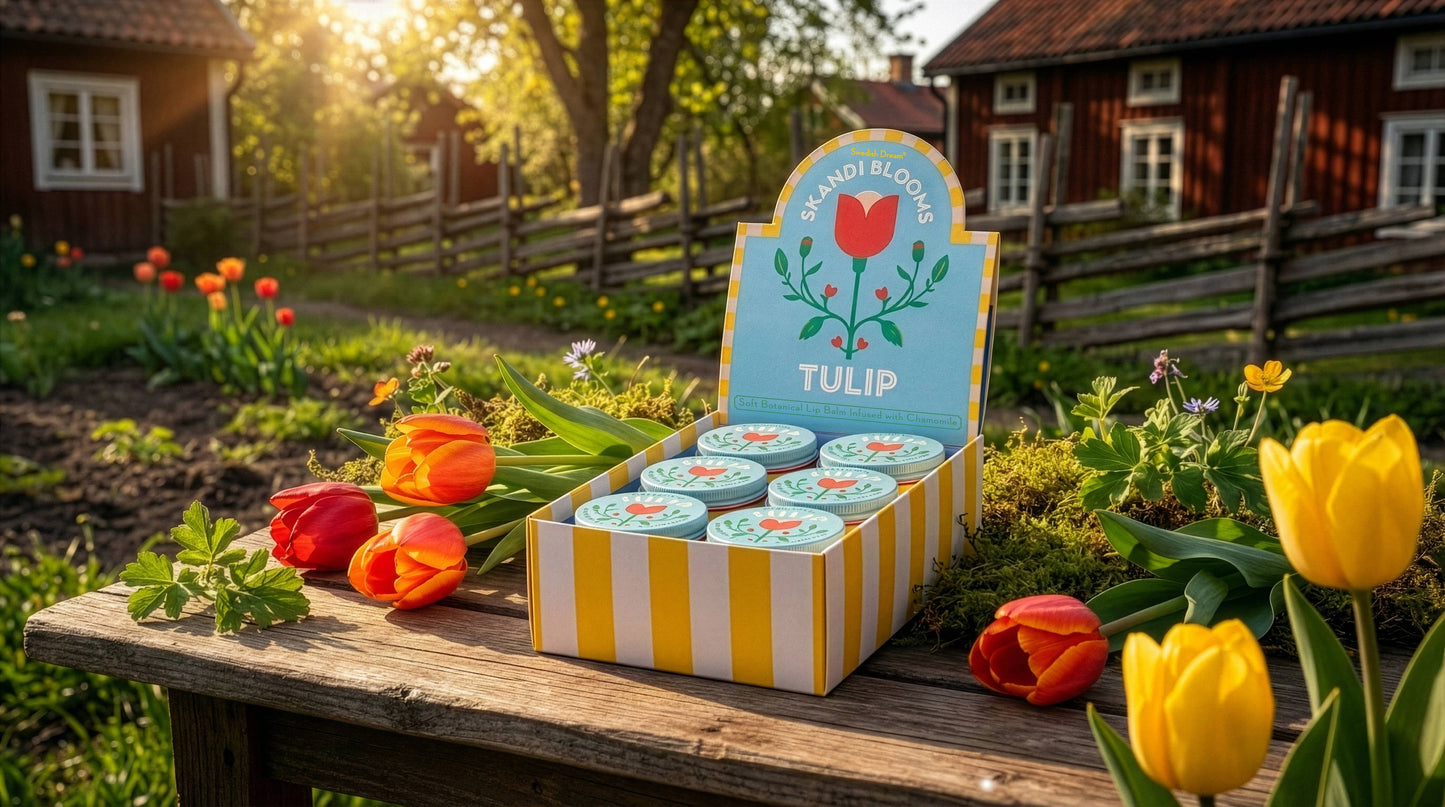 Skandi Blooms Tulip Botanical Lip Balm