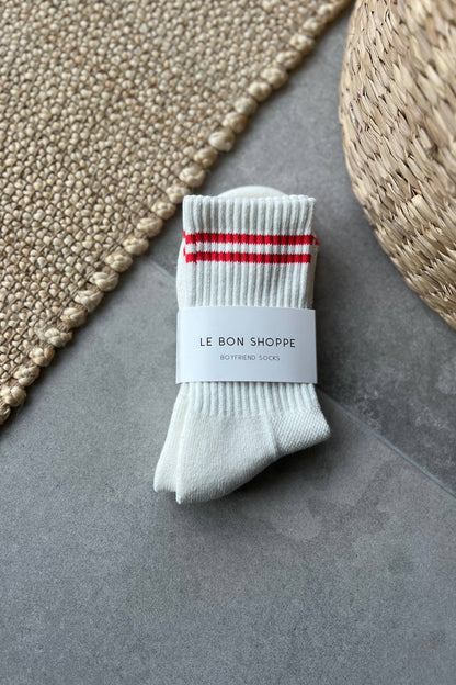 Boyfriend Socks: Powder Blue