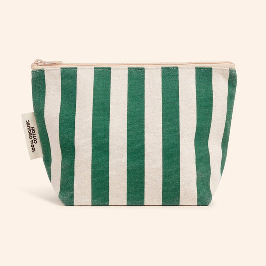 Organic Cotton Zipper Bags: Green