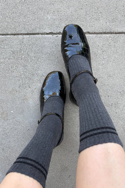Boyfriend Socks: Powder Blue