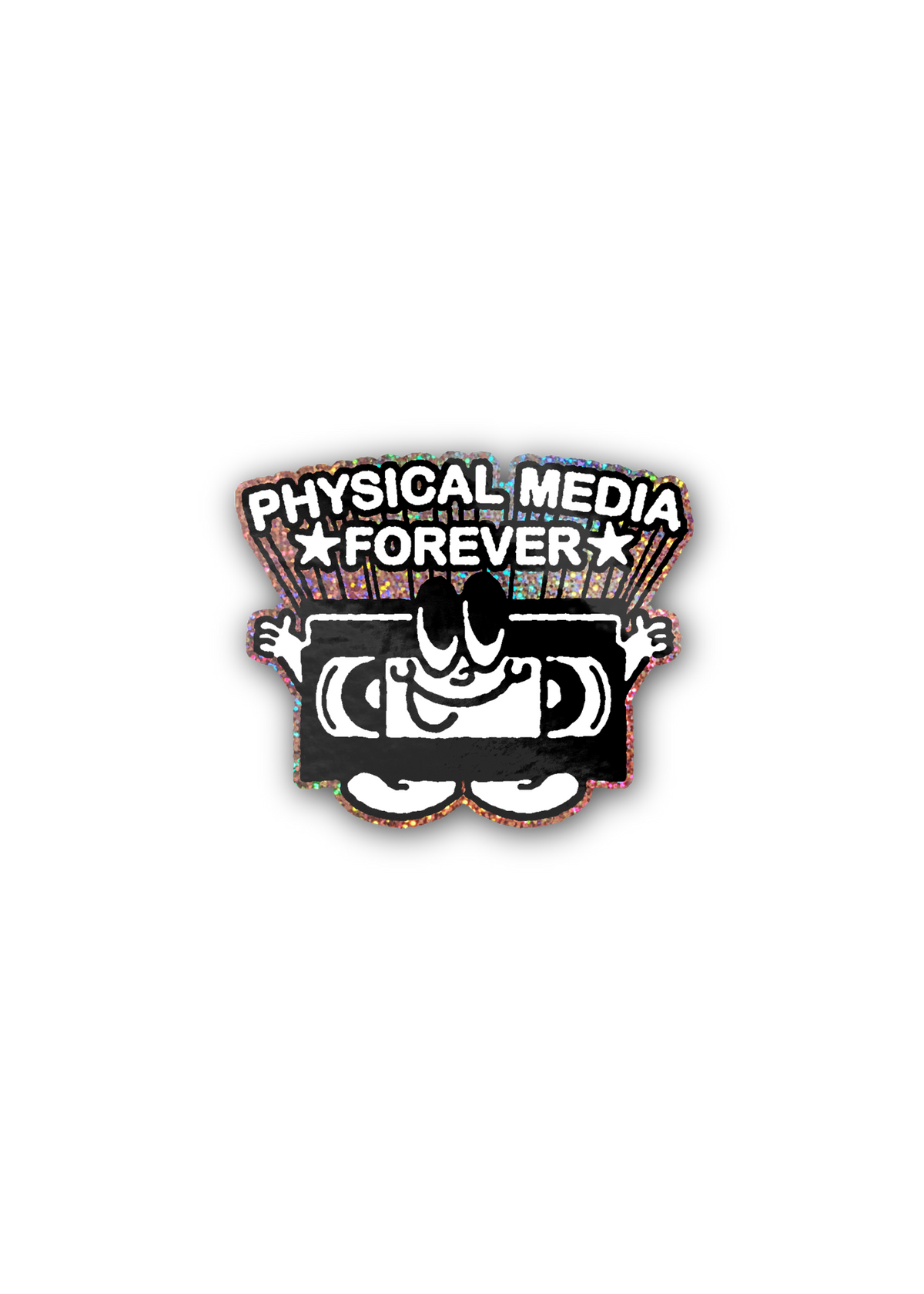 Physical Media Forever Sticker