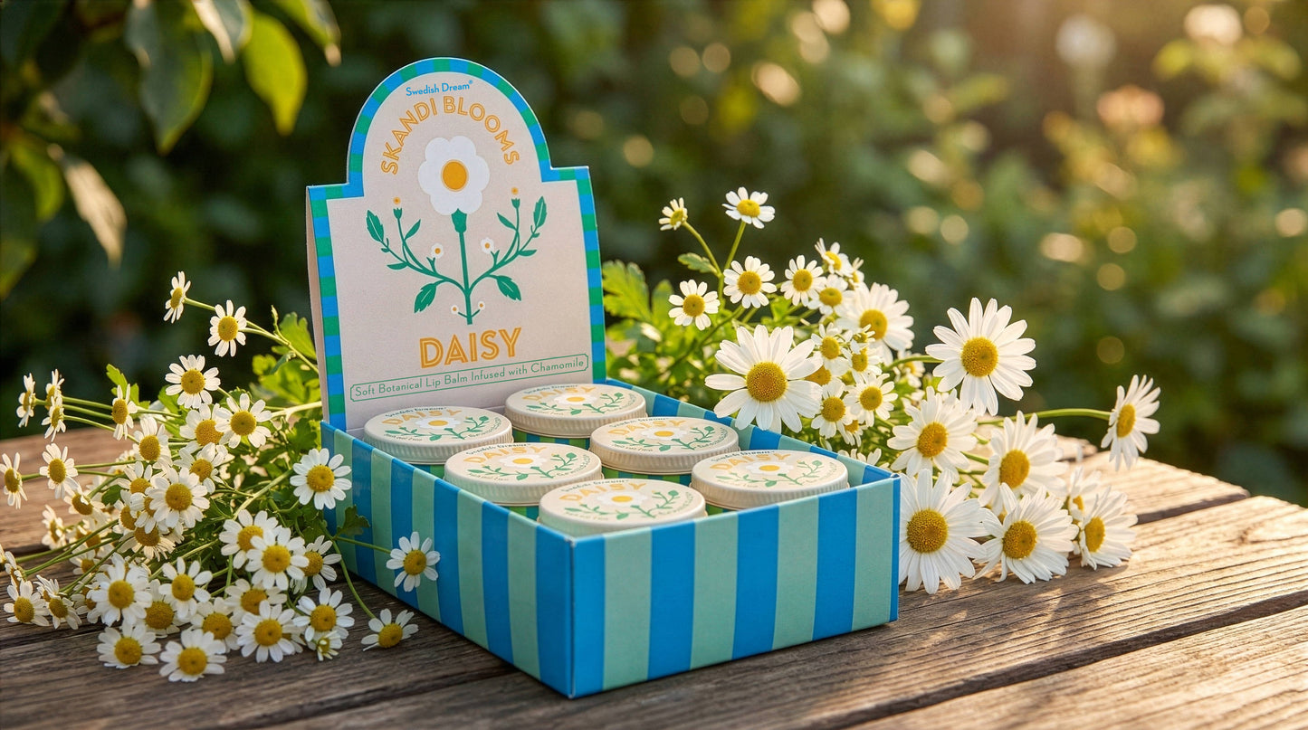 Skandi Blooms Daisy Botanical Lip Balm