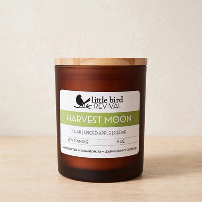 Harvest Moon | Pear + Spiced Apple + Cedar | 8 oz Candle