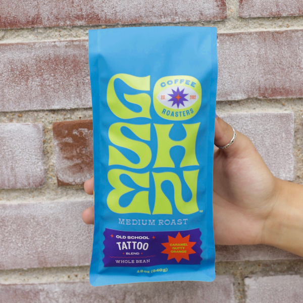 Old School Tattoo Medium Roast Coffee Whole Bean, Ground: Whole Bean / 12 oz