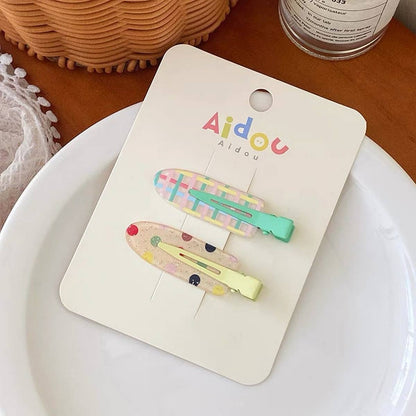 Jelly Color No-Crease Hair Clip - Cute Makeup Pin_CWAHA1373: BLUEPINK / (OS) 3