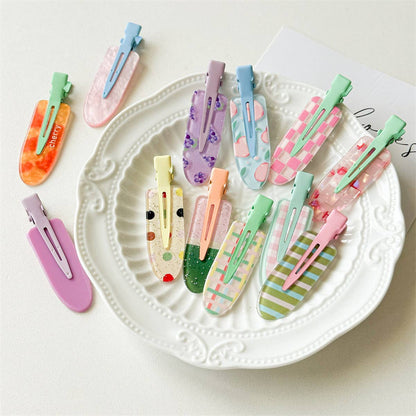Jelly Color No-Crease Hair Clip - Cute Makeup Pin_CWAHA1373: BLUEPINK / (OS) 3