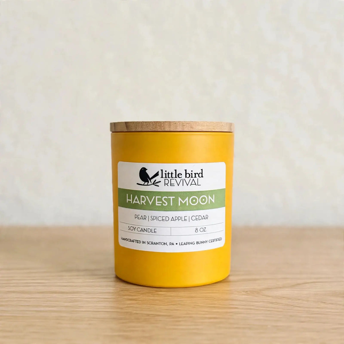 Harvest Moon | Pear + Spiced Apple + Cedar | 8 oz Candle