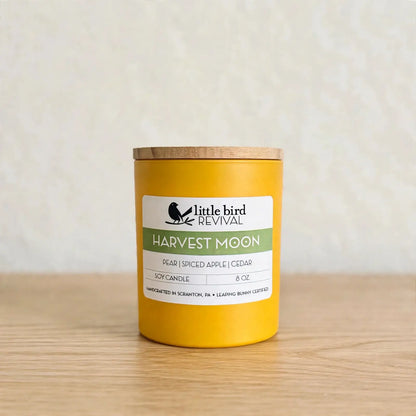 Harvest Moon | Pear + Spiced Apple + Cedar | 8 oz Candle