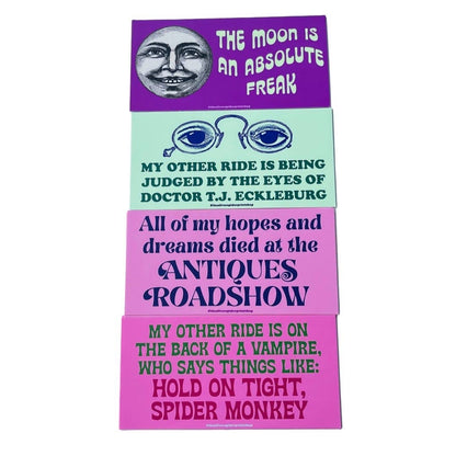 Hopes and dreams died at Antiques Roadshow bumper sticker