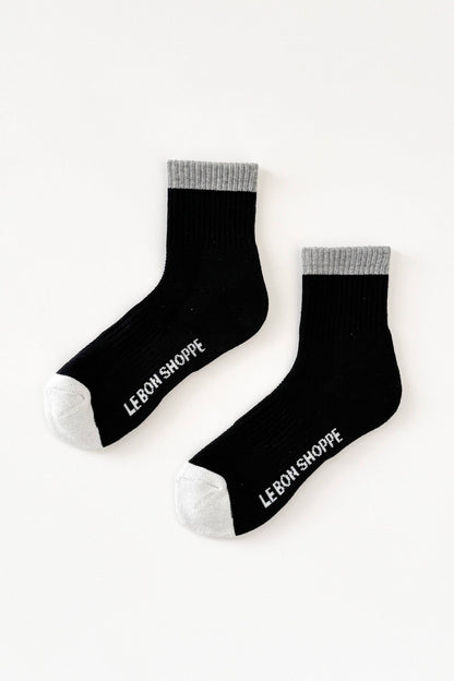 Color Block Girlfriend Socks (wholesale): Yellow Blue