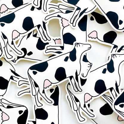 Cow sticker