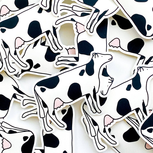 Cow sticker