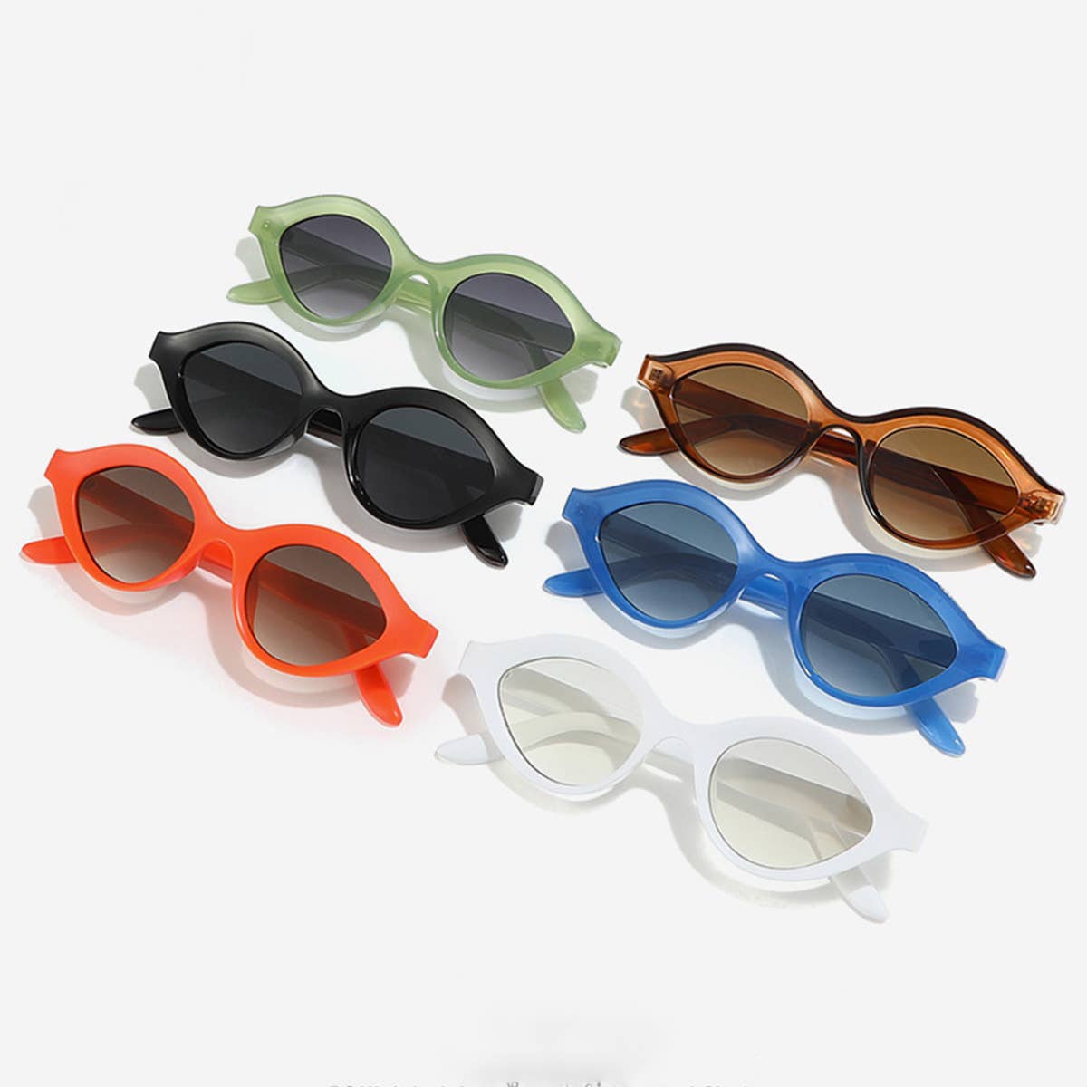 2024 NEW FASHION SMALL OVAL FRAME SUNGLASSES_CWASG0528: Blue / (OS) 2