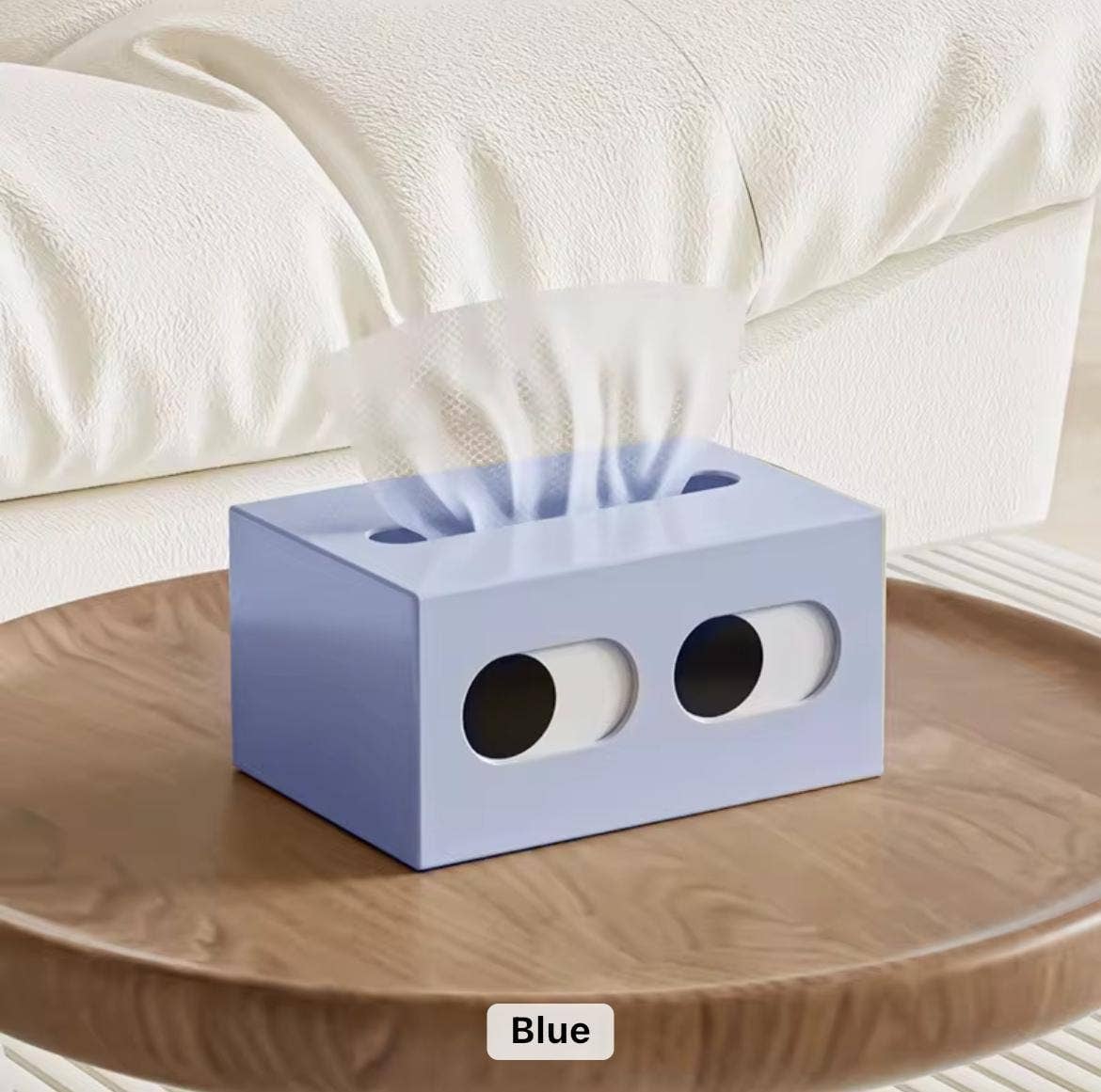 Tissue Box Holder with Retro Toaster Design: Red
