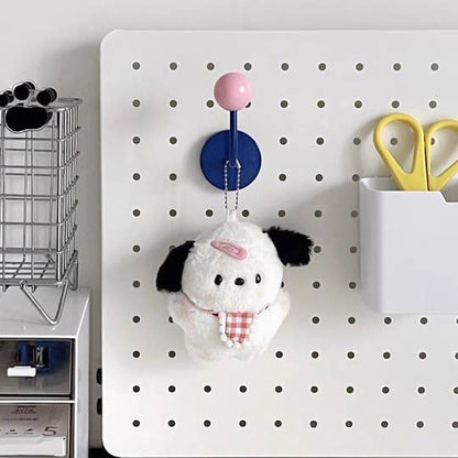 Color Block Magnetic Hook for Bags, Clothes and Hats: Cream and Red