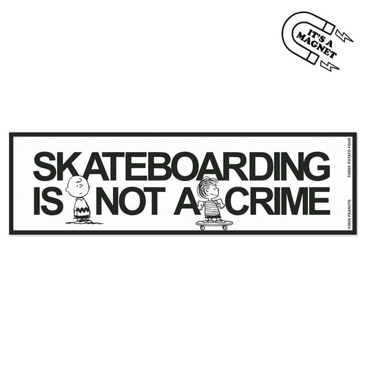 3P4 x Peanuts® - Snoopy Skateboard Bumper Magnet