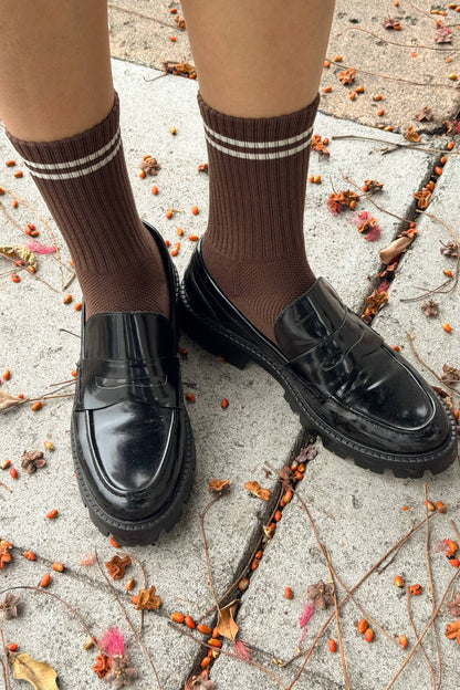 Boyfriend Socks: Clean White