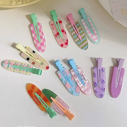 Jelly Color No-Crease Hair Clip - Cute Makeup Pin_CWAHA1373: BLUEPINK / (OS) 3