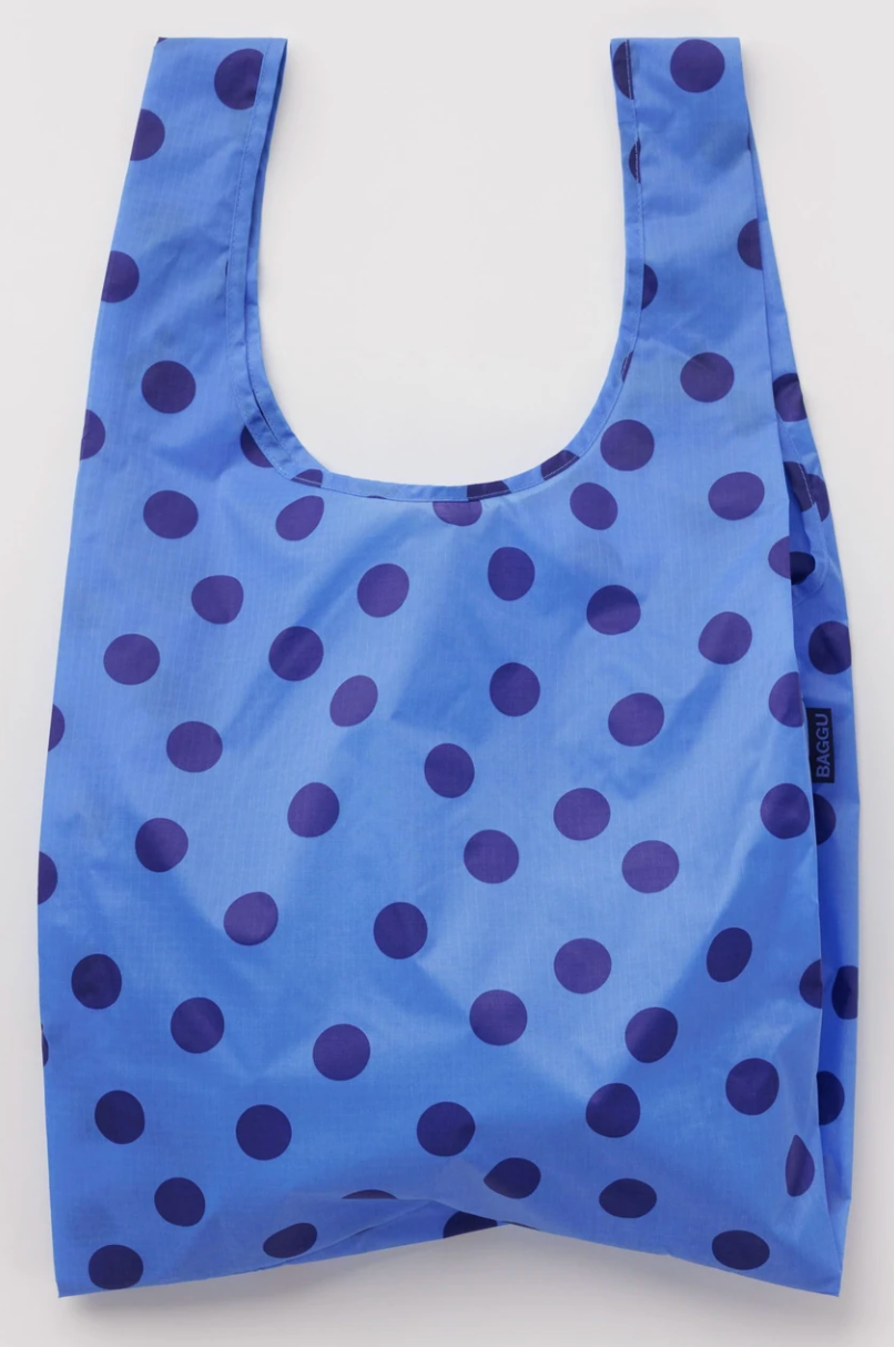 Standard Baggu - Blue Polka Dot
