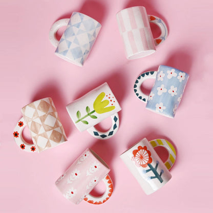Ceramic Coffee Mug-Handmade Coffee Cups-Tea Drinking Cups