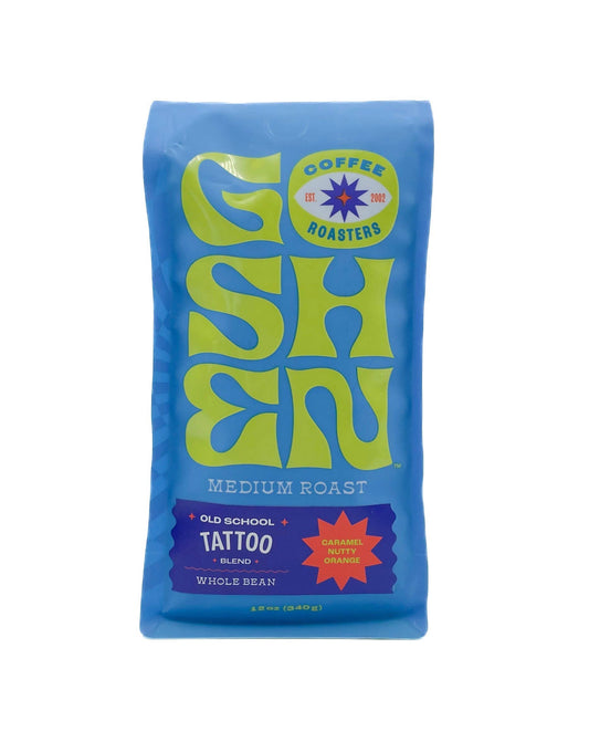 Old School Tattoo Medium Roast Coffee Whole Bean, Ground: Whole Bean / 12 oz