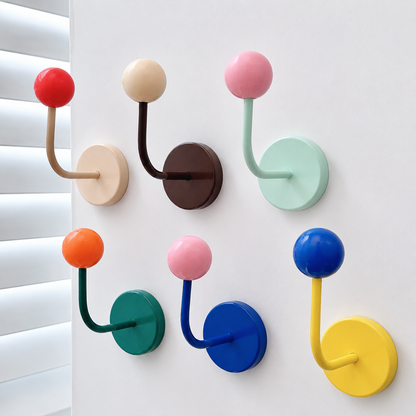 Color Block Magnetic Hook for Bags, Clothes and Hats: Blue and Pink